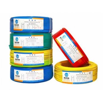 津达线缆 JINDA ZC-BV2.5 绝缘电线 （国标阻燃单股铜芯 100米/盘 红色、黄色、蓝色、绿色、双色）
